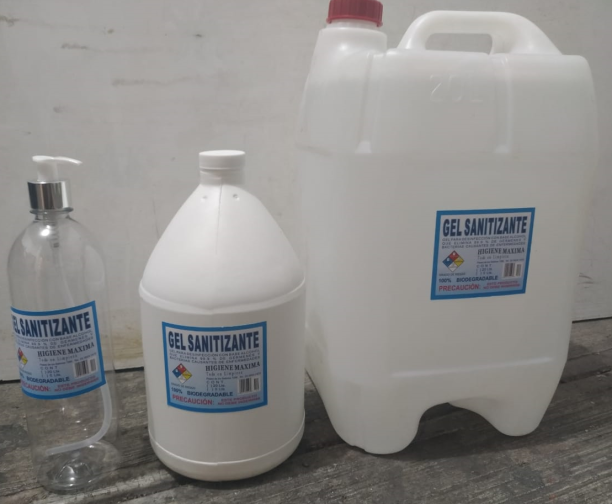 Higiene Maxima Gel Antibacterial con Alcohol